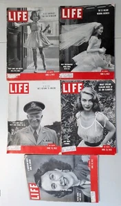 5-JUNE 1952 LIFE Mags -Party Cloths-Mail-order fashions-Nancy Kefauver-Ike - Bild 1 von 3