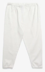Nike Solo Swoosh Fleece Pants Phantom White CW5460-030 Men’s Size Large - Picture 1 of 8