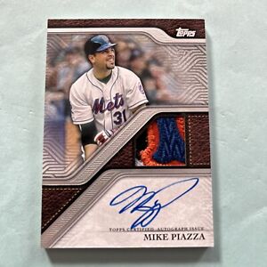 2024 Topps Series 1 MIKE PIAZZA Reverence Patch Auto Platinum 1 OF 1 #TRAP-MP 🔥