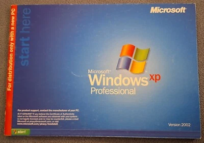 Microsoft Windows XP Professional mit SP2, 32 Bit, Englisch - Bild 1 von 2