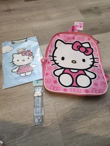 HELLO KITTY BACKPACK  WITH CLIPBOARD AND RULER! - Picture 1 of 1
