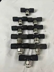 Lot Of 10 Legris Push-to-Connect Branch Tee 1/2" OD to Male 1/2" NPT to 1/2" OD - Picture 1 of 4