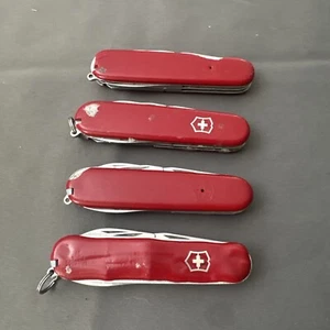 Victorinox Tinker Swiss Army Knife Lot of 4 For Parts Or Repair - Picture 1 of 8