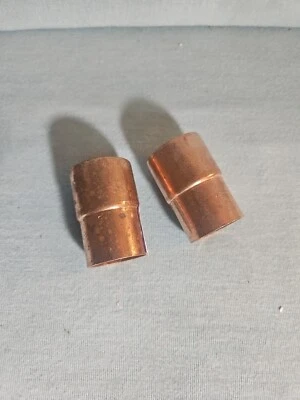 2pcs-1-1/2 In. x 1-1/4 In. FTxC Copper Reducing Coupling  W00915D Stc#3 - Image 1 of 3
