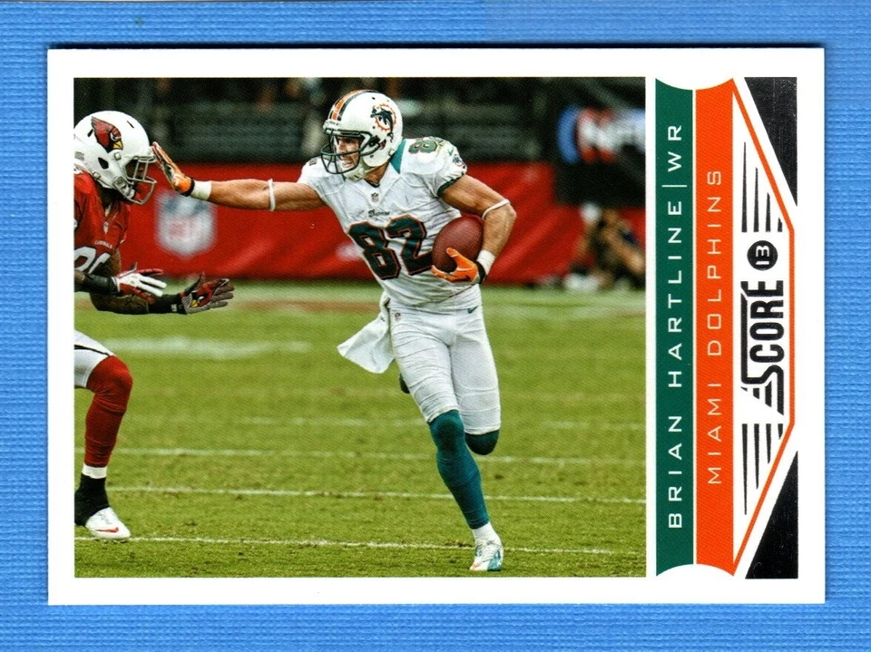 2013 Score #109 Brian Hartline Miami Dolphins - Image 1 of 1