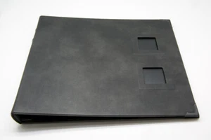 BLACK SOFT FEEL SUEDE WEDDING PHOTO ALBUM SPICER HALLFIELD REPORTAGE EXCLUSIVE - Picture 1 of 9