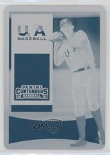 2015 Panini Contenders Season Ticket Printing Plate Cyan 1/1 Corey Seager #2 8yo