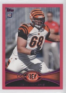 2012 Topps Pink BCA /399 Kevin Zeitler #193 Rookie RC