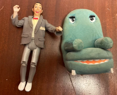 1987 Pee Wee Herman In Blazer Herman Toys Vintage Action Figure 5.75in+chairry Cover