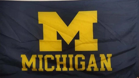 Michigan Wolverines ~ Large 3' X 5' Flag ~ College Football ~ FREE SHIPPING Cover