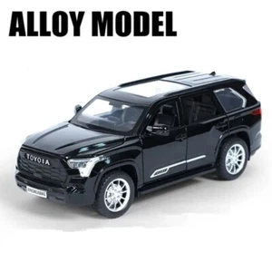 1/24 Toyota Sequoia SUV Alloy Car Model Diecast Toy Collectible Sound&Light Gift - Picture 1 of 14