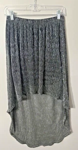 Lilie weiß metallic silber High Low Rock Rock Fee Grunge, Retro, Disco - Bild 1 von 6