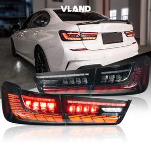 VLAND For 2019-2022 BMW 3 Series G20 G28 G80 M3 OLED Tail Lights Smoke Lens Set - Picture 1 of 18