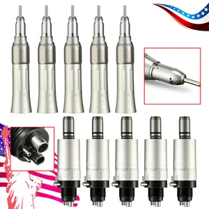 1-5 piezas Pieza de mano dental de baja velocidad estilo NSK cono nasal recto/motor de aire 4 orificios - Imagen 1 de 5