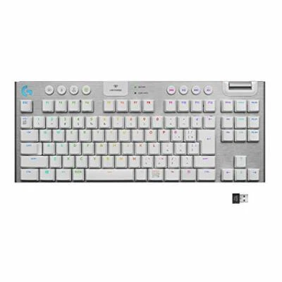 Logitech G Logitech G Gaming Keyboard Tenkeyless Wireless G913 TKL White Thin GL - Image 1 of 4