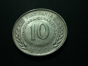 Yugoslavia commemorative coins -10 Dinara - 1976, F.A.O.- - Copper-Nickel-Zinc - Picture 1 of 3