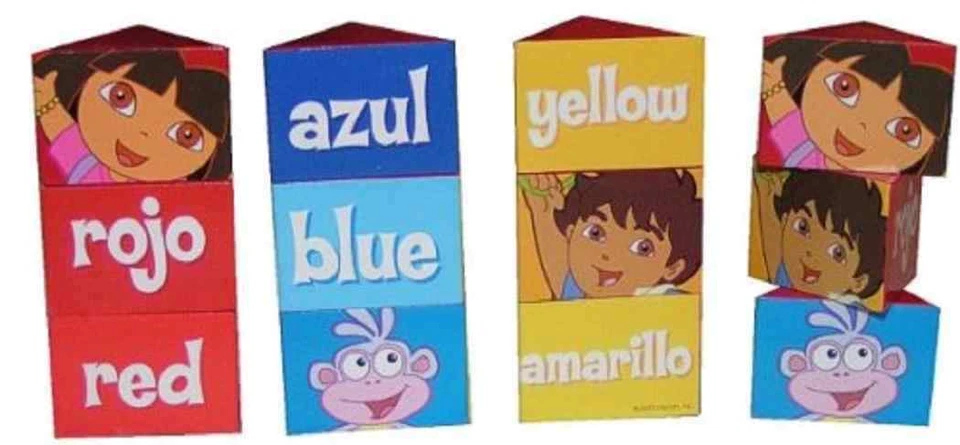 Dora la Exploradora Nick Jr Dibujos Animados Niños Fiesta de Cumpleaños Favor Juguete Giros Torcidos Foto 1 de 1