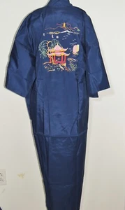 1970's Daffodil Hand Embroidered Kimono / Robe NEW - Picture 1 of 5
