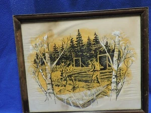 Original Outdoor Life Art Sketch by Walton Baumhofer June 1969 - Picture 1 of 12