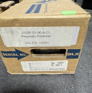 NEW V100P-D1-90-A-C1 BLX / VAC V100P PNUEMATIC POSITIONER 3-15 PSI INPUT 100001 - Picture 1 of 11