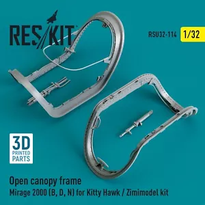 Cuadro toldo abierto Mirage 2000 B,D,N para Kitty Hawk/Zimimodel kit 1:32 RSU32-0114 - Imagen 1 de 3
