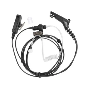 Mikrofon Headset Hörmuschel für XPR 7550e XPR 7580e XPR 7350e XPR 7380e Zwei Wege Radio - Bild 1 von 3