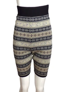 JEAN PAUL GAULTIER- 1990s Multi Color Wool Knit Shorts, Size 6 - Picture 1 of 4
