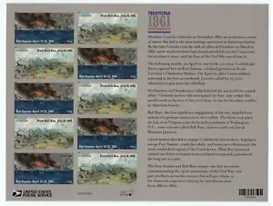 2011 COMPLETE AMERICAN CIVIL WAR 1861 FOREVER SHEET- MNH- CHEAP- BELOW FACE - Picture 1 of 2
