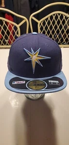 Tampa Bay Rays MLB New Era 59fifty Diamond Era fitted hat 7 3/8 - Picture 1 of 3