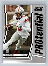 2022 Score Garrett Wilson ROOKIE CARD #P-GW - New York Jets