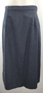 Vintage Sag Harbor Skirt - Size 15 / 16 - Gray - Wool Blend -  Lined - Picture 1 of 14