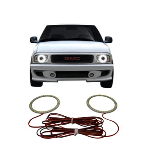 Kit de anillo halo de faros LED blanco brillante para GMC Sonoma 94-97 - Imagen 1 de 2