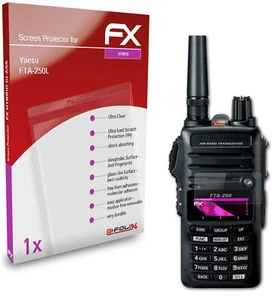 atFoliX Pellicola Vetro per Yaesu FTA-250L 9H Armatura di protezione - Photo 1/5