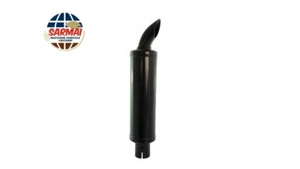 SHORT SILENCER MUFFLER FOR TRACTOR LANDINI Ø55 L=395 MM + COLLAR - Picture 1 of 1