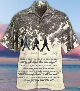 The Beatles Hawaiihemd Christmas Aloha 3D Shirt Christmas Hawaiihemd_i1m_8 - Bild 1 von 2