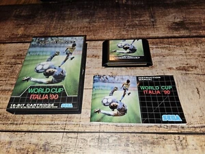 Mega Drive World Cup Italia '90 incl. embalaje original e instrucciones CiB - Imagen 1 de 3