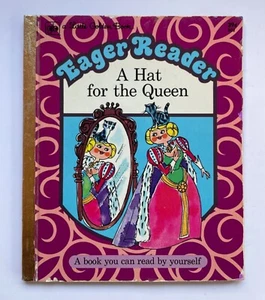 A Little Golden Book Eager Reader A Hat for a Queen Vintage 1974 Hardcover - Picture 1 of 3
