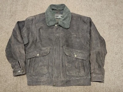 Chaqueta De Colección SOLO MIEMBROS GAMUZA MARRÓN Para Hombre Talla XL Foto 1 de 3