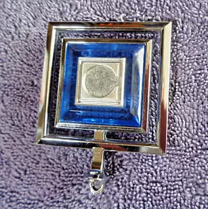 NOS 79-81 Newport New Yorker Fifth Avenue Crystal Chrome Hood Ornament Emblem - Picture 1 of 13