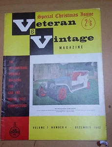 Veteran & Vintage Magazine 3 COPIES : 1961 SEPT / OCT : 1962 Dec : - Picture 1 of 3
