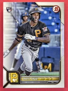 (X 6) Lot - 2022 Bowman O'Neil Cruz #51 - Pittsburgh Pirates - ROOKIE CARDS - Picture 1 of 3