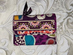Vera Bradley Euro Wallet - Plum Crazy - RETIRED, HTF - Picture 1 of 5