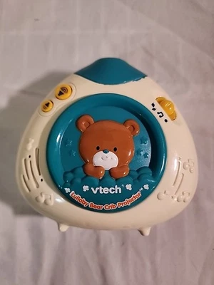 VTech Bebé Cuna Oso Proyector Música Naturaleza Sonidos Chupete Foto 1 de 3