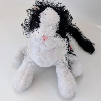 Webkinz Black and White Cat Plush (2005) – No Code – HM016 – Tags+Magic W Intact - Image 1 of 4
