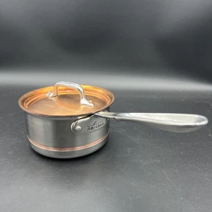 All-Clad Copper Core Saucepan 1.5-Qt with Copper Lid Williams Sonoma Exclusive - Picture 1 of 14