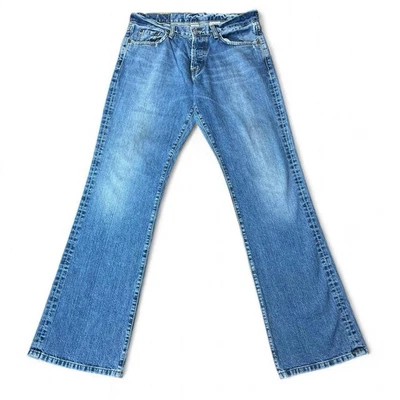 Jeans de Colección Años 90 Lucky Brand Para Hombres 31x33 Corte Bota Hendrix Envejecido EE. UU. Y2K Grunge Foto 1 de 4