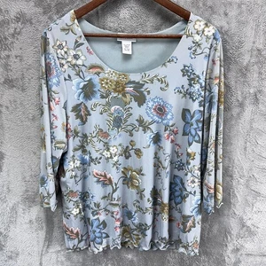 Avenue Womens Floral Overlay Top 14/16 Fairy Cottage Feminine Bloomcore Office - Picture 1 of 10