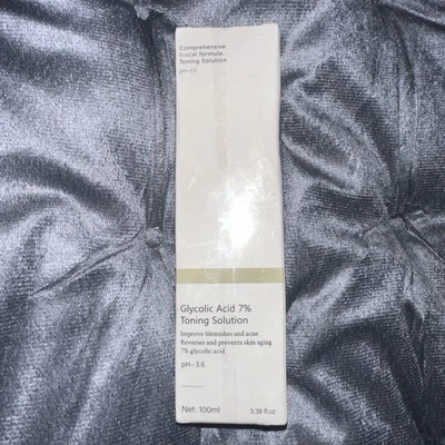 Glycolic Acid 7% Toning Solution Reverses Skin Aging 3.38 oz New In Box Sealed - Image 1 of 2