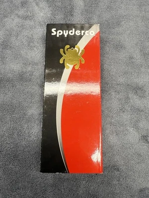 Navaja Spyderco Reino Unido Azul Cobalto G-10 Mango CPM SPY27 Rara Foto 1 de 4