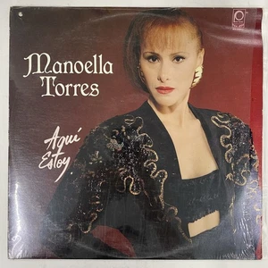 MANOELLA TORRES - AQUI ESTOY - 1990 MEXICAN LP + INSERT PROMO, LATIN POP - Picture 1 of 7